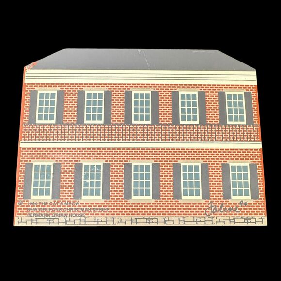 New Orleans Christmas Series 1994 The Cats Meow Set Of 4 Buildings - Picture 6 of 10